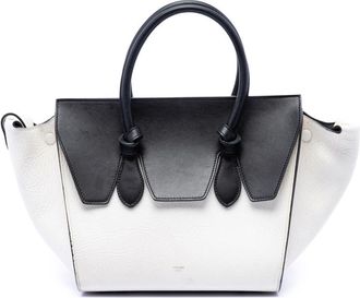 Celine Pre-owned Celine Medium Bicolor Calfskin Tie Knot Tote Ladies JEU0M1QRTXZWFQ7Z