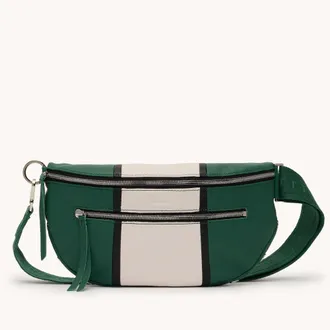 Hammitt Hammitt Charles Crossbody Clubhouse Stripe Silver Lrg