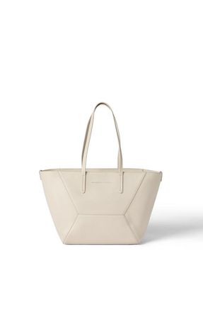 Brunello Cucinelli Calfskin small BC Duo bag in Ivory at Nordstrom