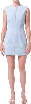 A Gold E Barton Denim Sheath Minidress in Select (Light Faded Ind) at Nordstrom, Size X-Small