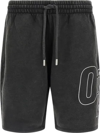 Off-white Black Outline Arrow Skate bermuda shorts
