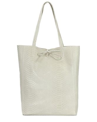 Tiffany & Fred Embossed Leather Tote