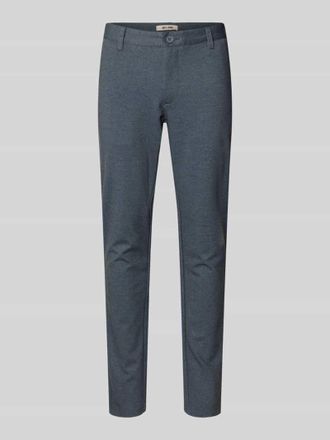 Only & Sons Slim Fit Chino aus Viskose-Mix Modell MARK in Dunkelblau, Gr&ouml;&szlig;e 28/32