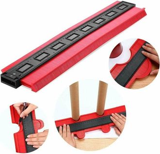OEM Calibrador De Contornos, Calibrador De Perfil Multifuncional Irregular, Trazador F&aacute;cil Para Marcar Madera, Herramienta Para Mediciones Precisas (20 Pu
