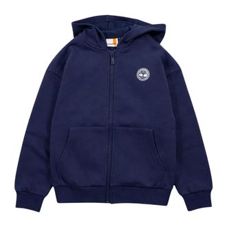 Timberland Hoodie - male - Timberland - Kids Sweatshirts - Blue - 16 Y - Kids