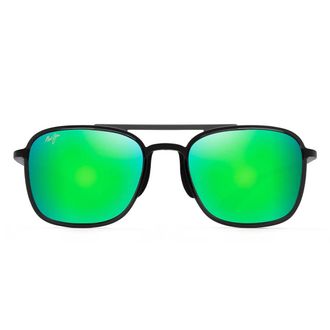 Maui Jim Sunglasses Keokea Gm447 11 Black/Green Unisex Polarized