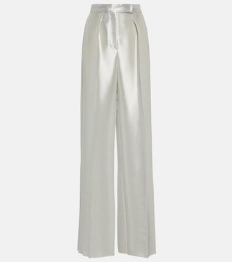 Max Mara Filovia Silk And Cotton Fleece Trousers from
