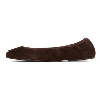 Tory Burch Ballerina Shoes, female, Brown, 4 UK, Brown Ballerina Shoes