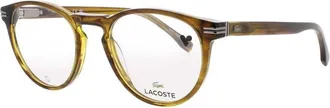 Lacoste Mens Multi-Color Rectangular Eyeglass Frames L2966