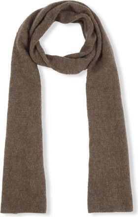 Cortana Hana- donkere taupe gebreide sjaal - Dames - Wintersjaals - Bruin - ONE Size - Kasjmier - Accessoires