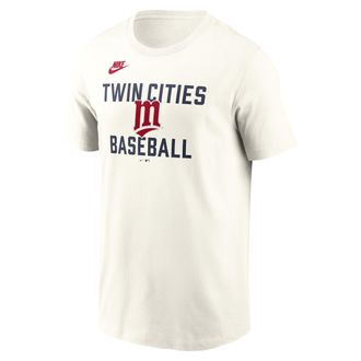Nike Minnesota Twins Cooperstown 70s Inspired Nike Mens MLB T-Shirt in Brown | N19911KMNT-9V0