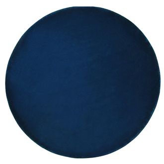 Beliani Alfombra De Viscosa Azul Marino 140 Cm Pelo Corto Sala De Estar Gesi Ii
