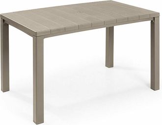 Keter Tavolo da Esterno Julie - Cappuccino - 147x90x75 cm - Keter