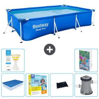Bestway Piscina Bestway Steel Pro Rectangular - 300x201x66 Cm - 7-piezas S60