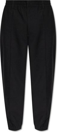 Emporio Armani Broeken met zakken - Heren - Straight fit broeken - Zwart - 2XL - Broeken