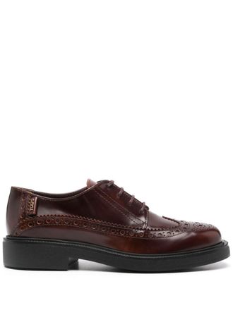 Tod's Oxford in pelle - Marrone