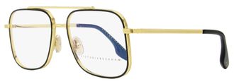 Victoria Beckham Womens Navigator Eyeglasses VB221 011 Gold/Black 55mm
