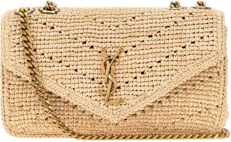 Saint Laurent Natural Loulou Small Shoulder Bag