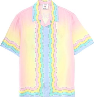 Casablanca Flaming Tennis Ball Shirt