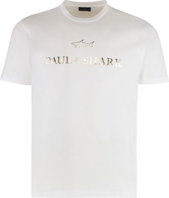 Paul & Shark White Crew Neck T-Shirt