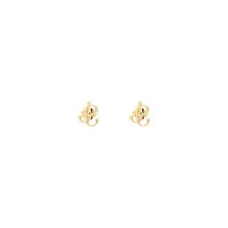 Jimmy Choo London Earrings, female, Yellow, Size: ONE SIZE Gold-tone Brass Earrings