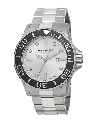 Akribos XXIV Akribos Xxiv Mens Stainless Steel Watch