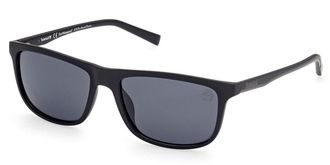 Timberland TB9266 Polarized 02D Mens Sunglasses Black Size 57