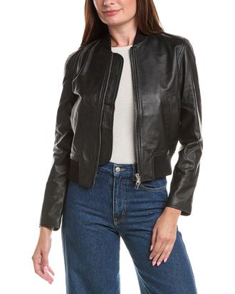 Officine G&eacute;n&eacute;rale Officine Generale Nela Leather Jacket