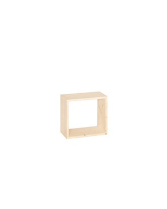 Deco Wood Estanteria de madera maciza en tono beige