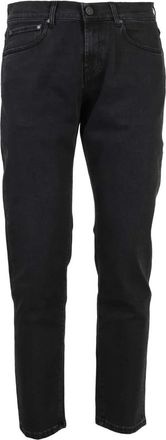 TELA GENOVA Denim en Linnen Mode - Heren - Slim Fit Jeans - Zwart - W38 - Denim - Jeans