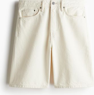 H&M Lässige Denimshorts - White