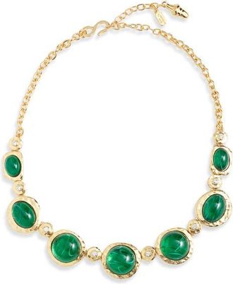 Kenneth Jay Lane Stone Necklace in Gold at Nordstrom