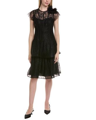 Teri Jon by Rickie Freeman Teri Jon By Rickie Freeman Cap Sleeve Mini Dress