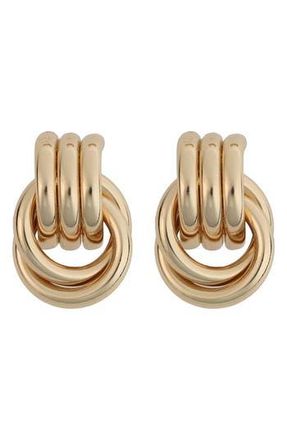 Panacea Doorknocker Drop Earrings in Gold at Nordstrom Rack