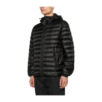 C.P. Company Quilted Goggle Down Jacket - male - C.P. Company - Down Jackets - Black - 2XL - Jackets