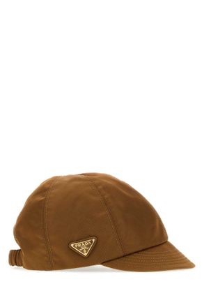 Prada Hat Re-Nylon Baseball Cap - Brown