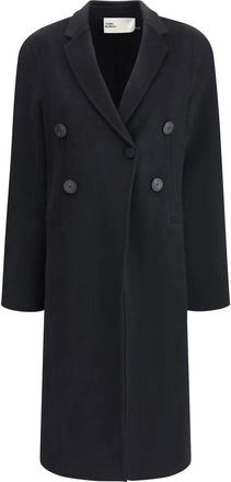 Tory Burch Dames, Mantels, Zwart, Maat: M Wol