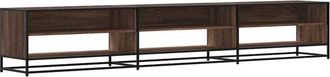 vidaXL Tv Cabinet Brown Oak 270x40x46 cm Engineered Wood Vidaxl