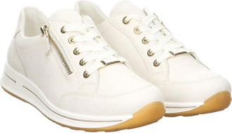 Ara Rom Sneaker - Dames - Schoenen - Beige - Maat: 39 1/2 EU Leer
