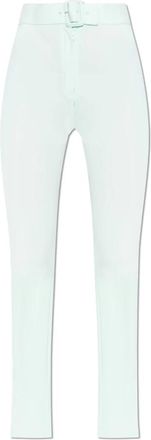 Courr&egrave;ges Jersey broek met gespdetail - Dames - Skinny broeken - Blauw - XS - Broeken