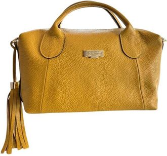 Baldinini yellow Leather Women Womens Handbag