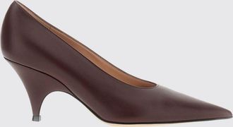 Gianvito Rossi D&eacute;collet&eacute; Sofia in pelle di vitello con tacco medio scultoreo