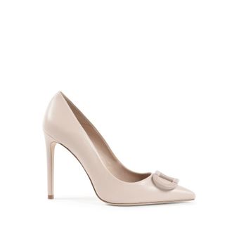 Dee Ocleppo Womens Logo Fairy Pump - Nude Leather - Size UK 6