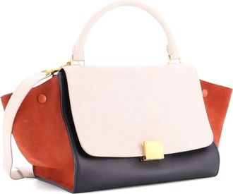 Celine Tricolor Trapeze Bag Leather Small satchel - Veelkleurig