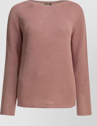 Max Mara crew neck knit sweater long sleeves