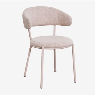 Sklum Silla De Comedor En Tela Boucl&eacute; Verilo Sklum