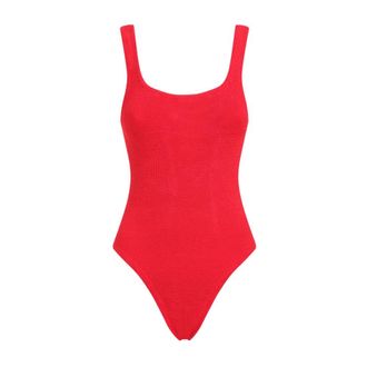 Hunza G Squareneck Swimsuit - female - Hunza G - Swimsuits - Red - ONE SIZE - Swimwear