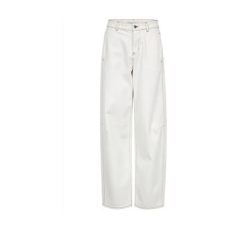 Co'Couture Dames, Jeans, Wit, Maat: XL
