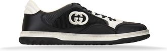 Gucci Sneakers - Heren - Sneakers - Zwart - 46 1/2 EU - Leer - Schoenen