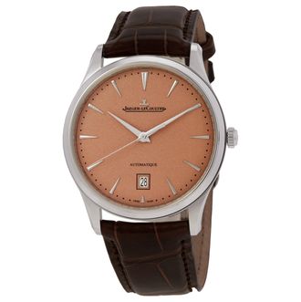 Jaeger-LeCoultre Master Ultra Thin Automatic Copper Dial Mens Watch Q1238460